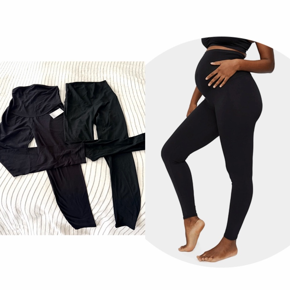 A Glow Maternity‎ Leggings Set of 2 Size M